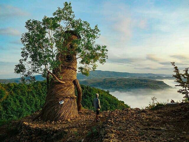 Watu Payung Turunan Panggang, Gunungkidul Punya Spot Foto 