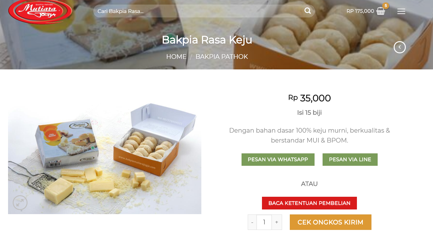 Bakpia Mutiara Jogja